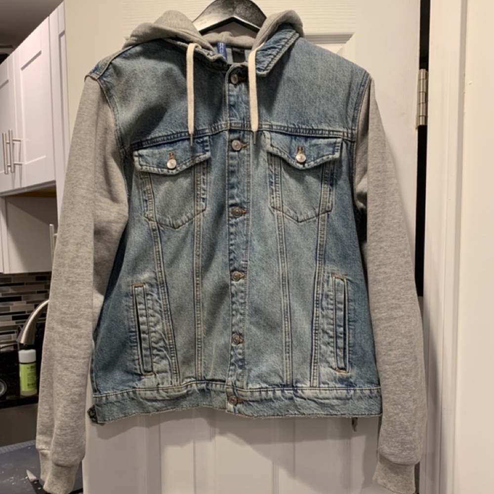Hooded Denim Jacket